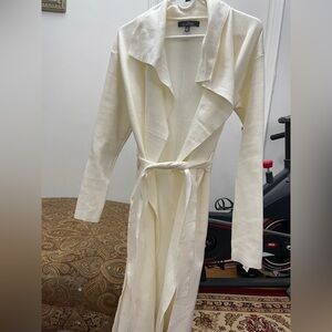 Love Tree - cream long sweater with belt